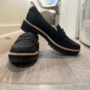 Toms Black Loafers